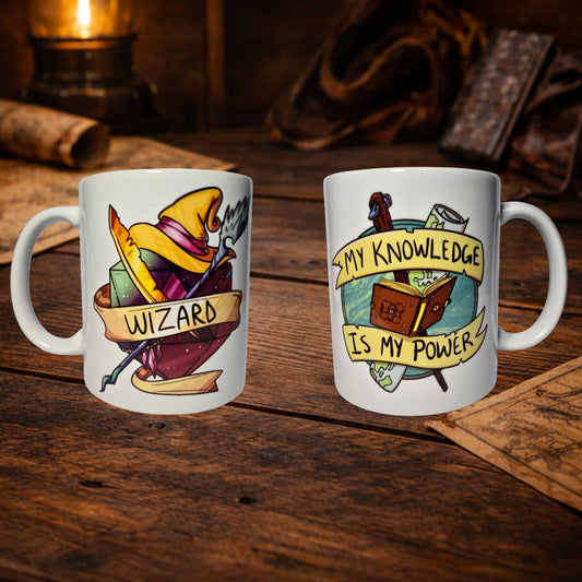 FRP Wizard Kupa – DND Temalı Seramik Kupa