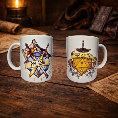 Paladin Kupa – DND Paladin Temalı Seramik Kupa