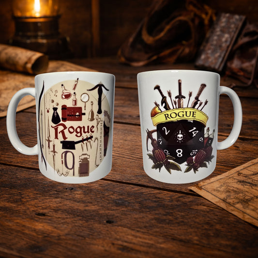 Rogue Kupa – DND Rogue Temalı Seramik Kupa