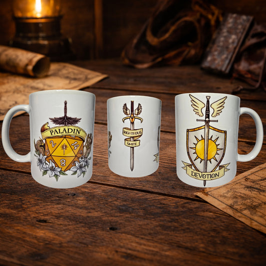 Paladin Kupa – DND Paladin Temalı Seramik Kupa