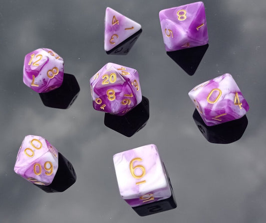 Mystic Mirage Dice Set DnD FRP RPG Zar Seti