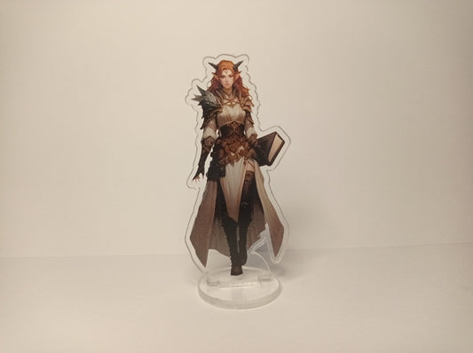 Elf Female Wizard FRP DnD RPG Figür