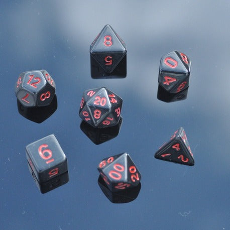 Crimson Curse Dice Set DnD FRP RPG Zar Seti