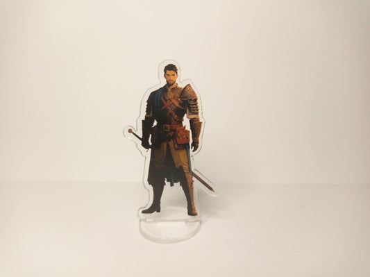 Warrior Male FRP DnD RPG Figür