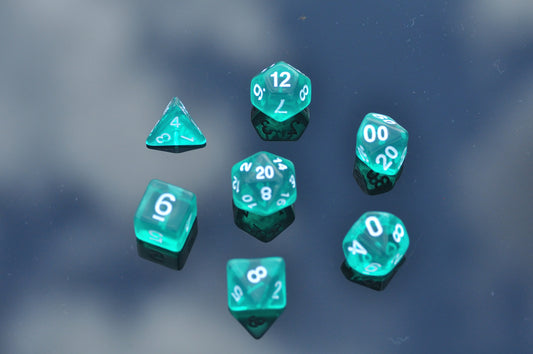 Sea Whisper Dice Set DnD FRP RPG Zar Seti