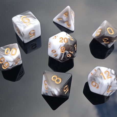 Panda Rollers Dice Set  DnD FRP RPG Zar Seti