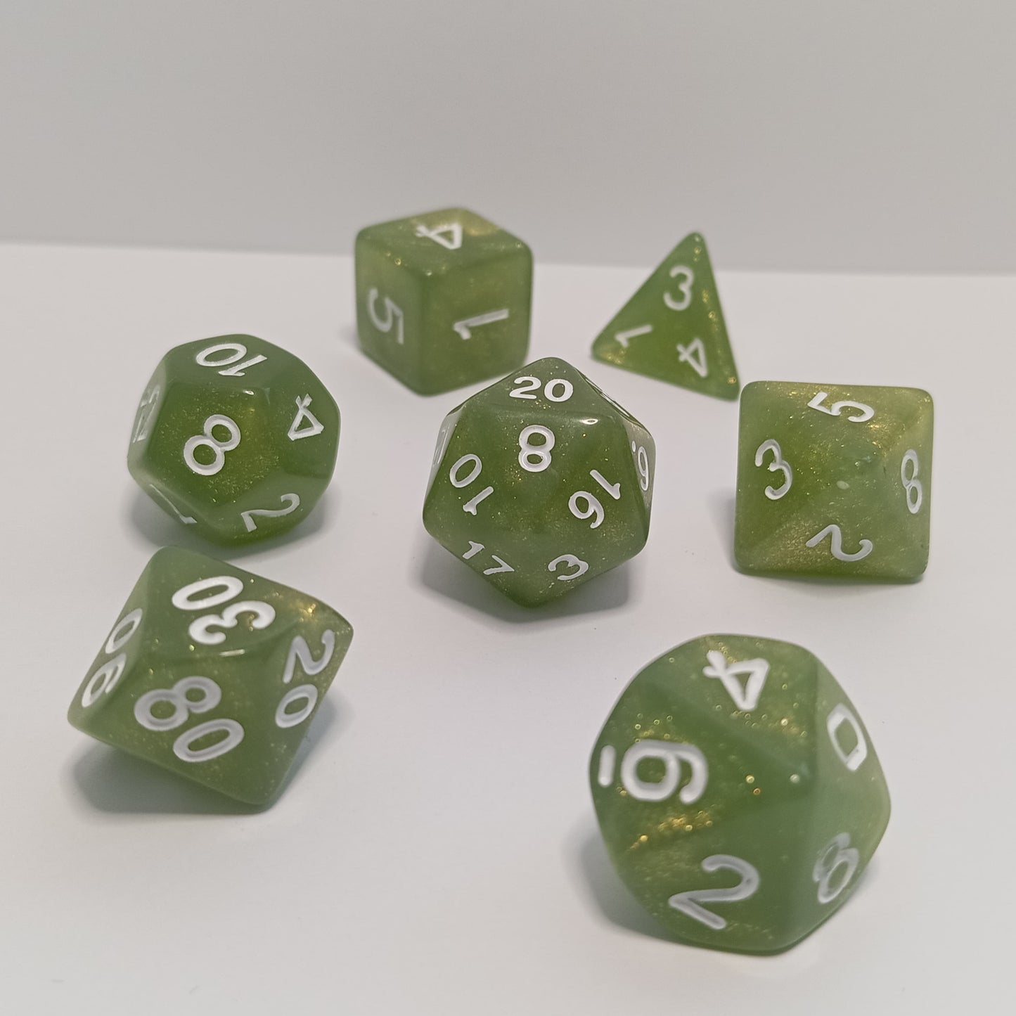 Doğa’nın Işıltısı Zar Seti - DND, RPG ve FRP Masaüstü Oyun Zarları