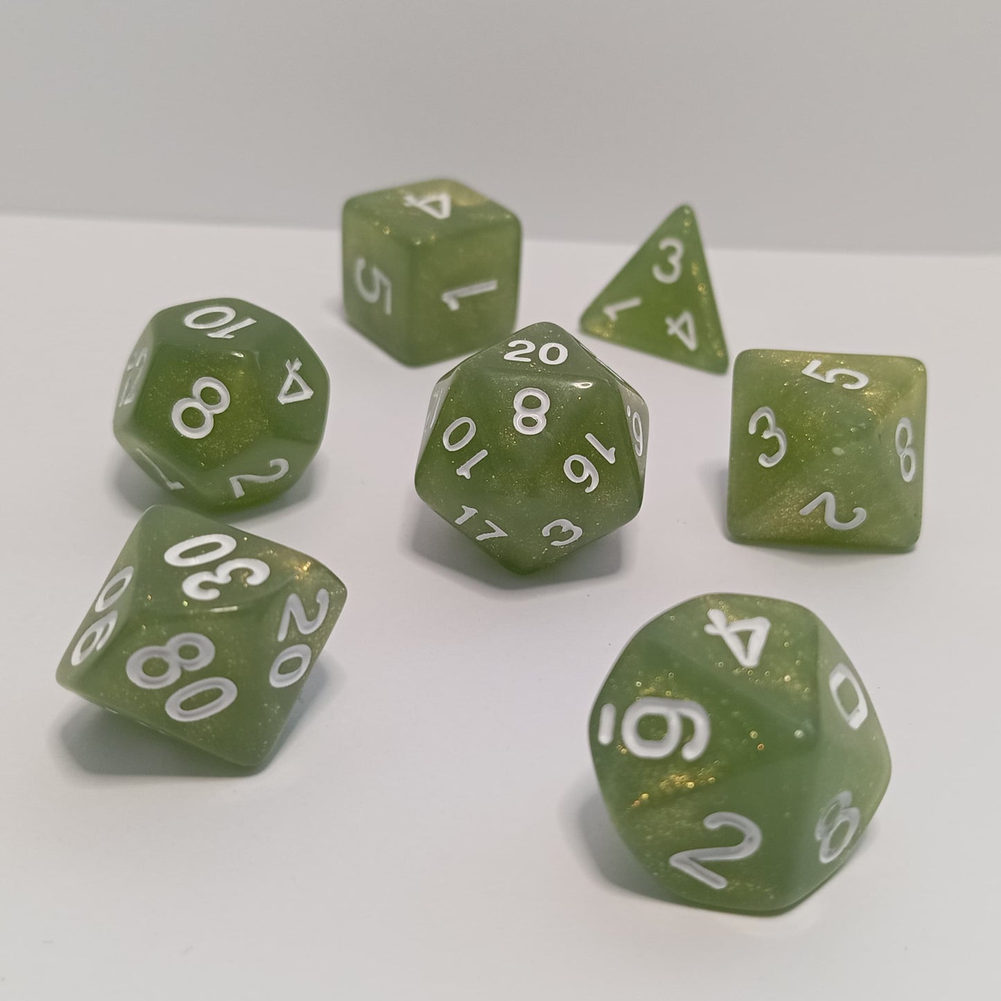 Doğa’nın Işıltısı Zar Seti - DND, RPG ve FRP Masaüstü Oyun Zarları