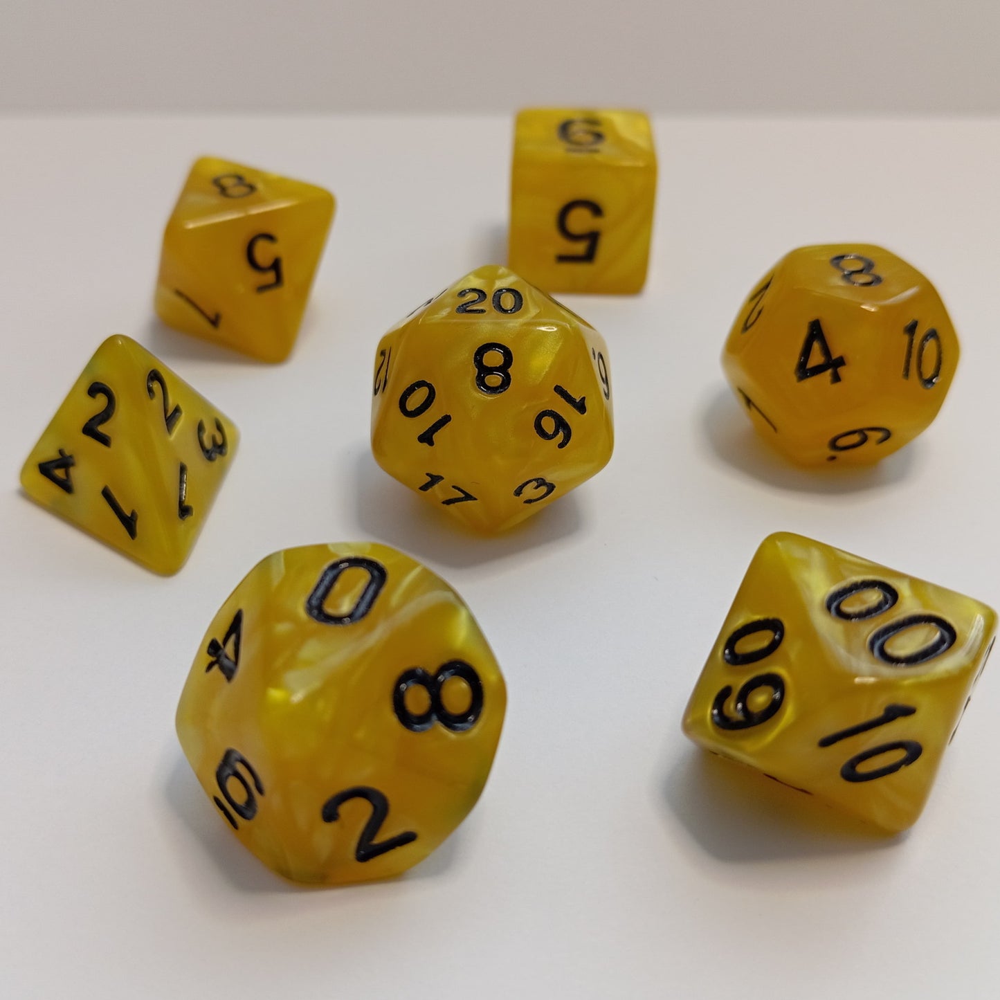 Güneş Parıltısı Zar Seti - DND, RPG ve FRP Masaüstü Oyun Zarları