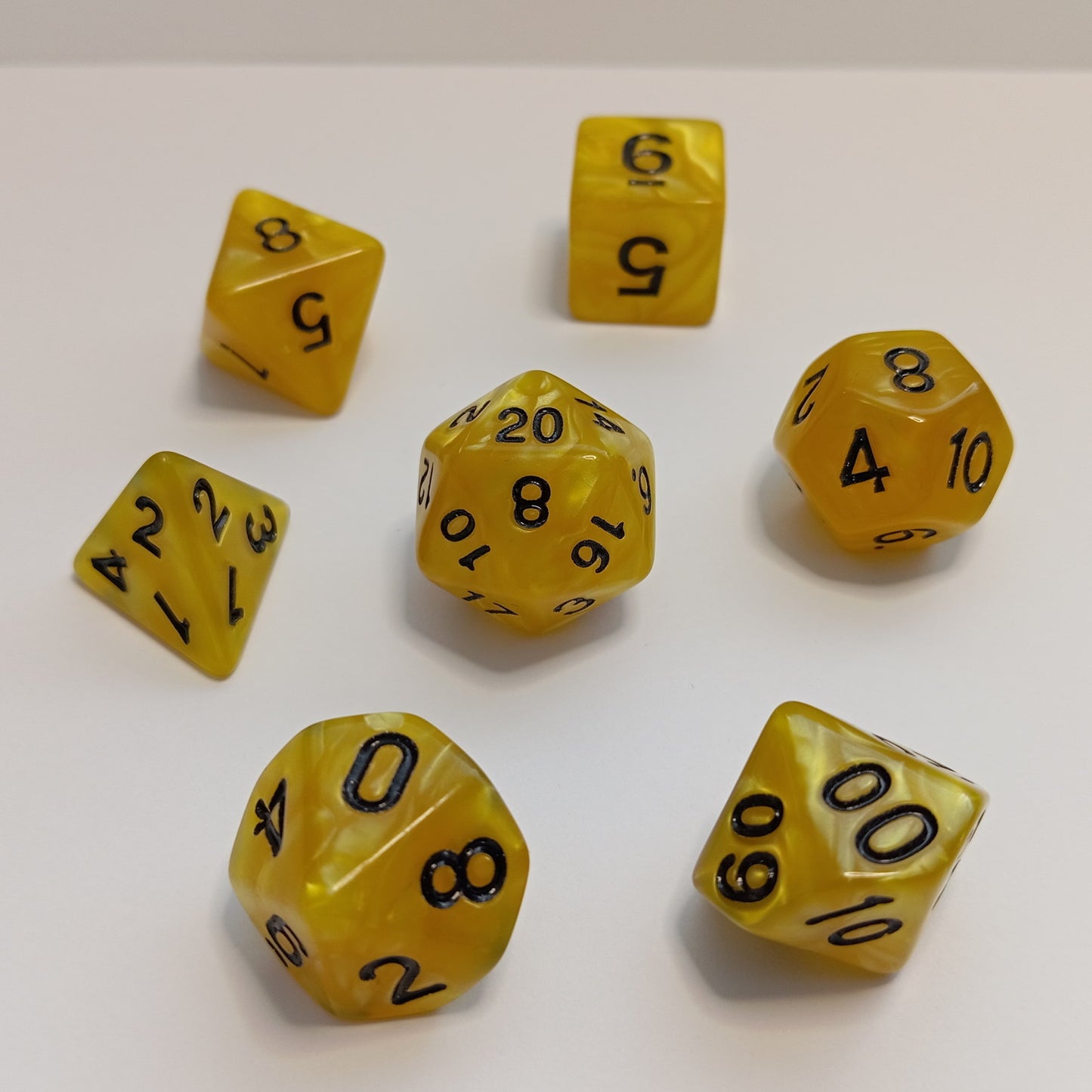 Güneş Parıltısı Zar Seti - DND, RPG ve FRP Masaüstü Oyun Zarları
