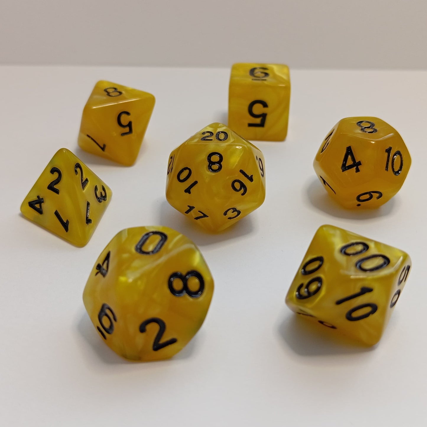 Güneş Parıltısı Zar Seti - DND, RPG ve FRP Masaüstü Oyun Zarları