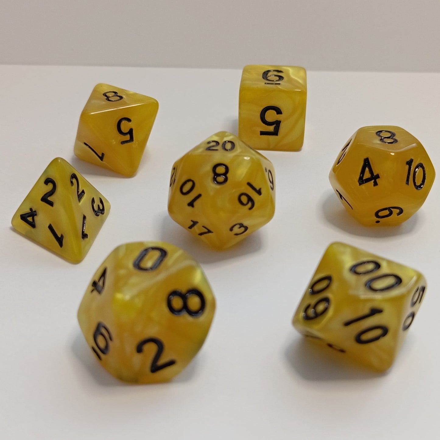 Güneş Parıltısı Zar Seti - DND, RPG ve FRP Masaüstü Oyun Zarları