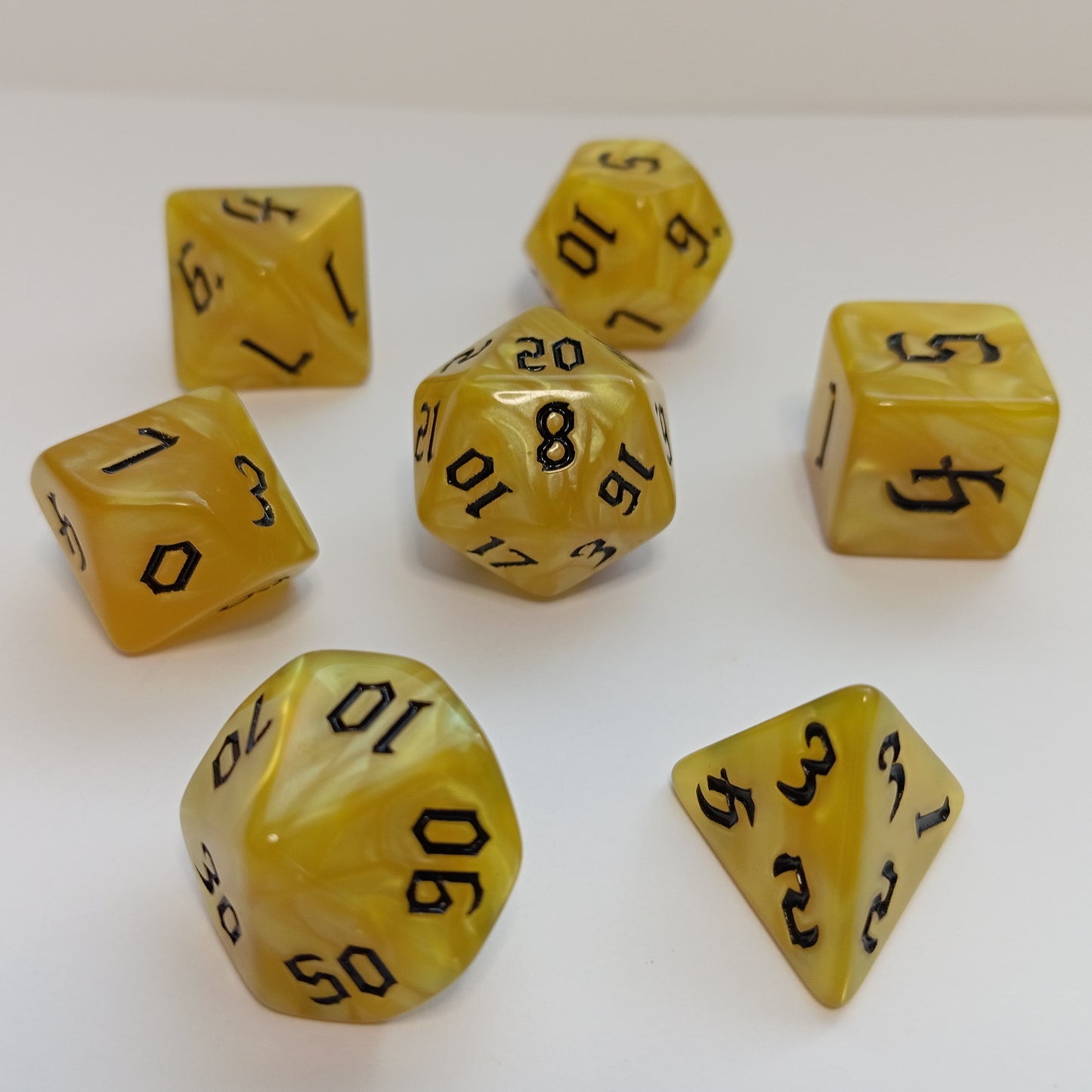 Altın Şafak Zar Seti - DND, RPG ve FRP Masaüstü Oyun Zarları