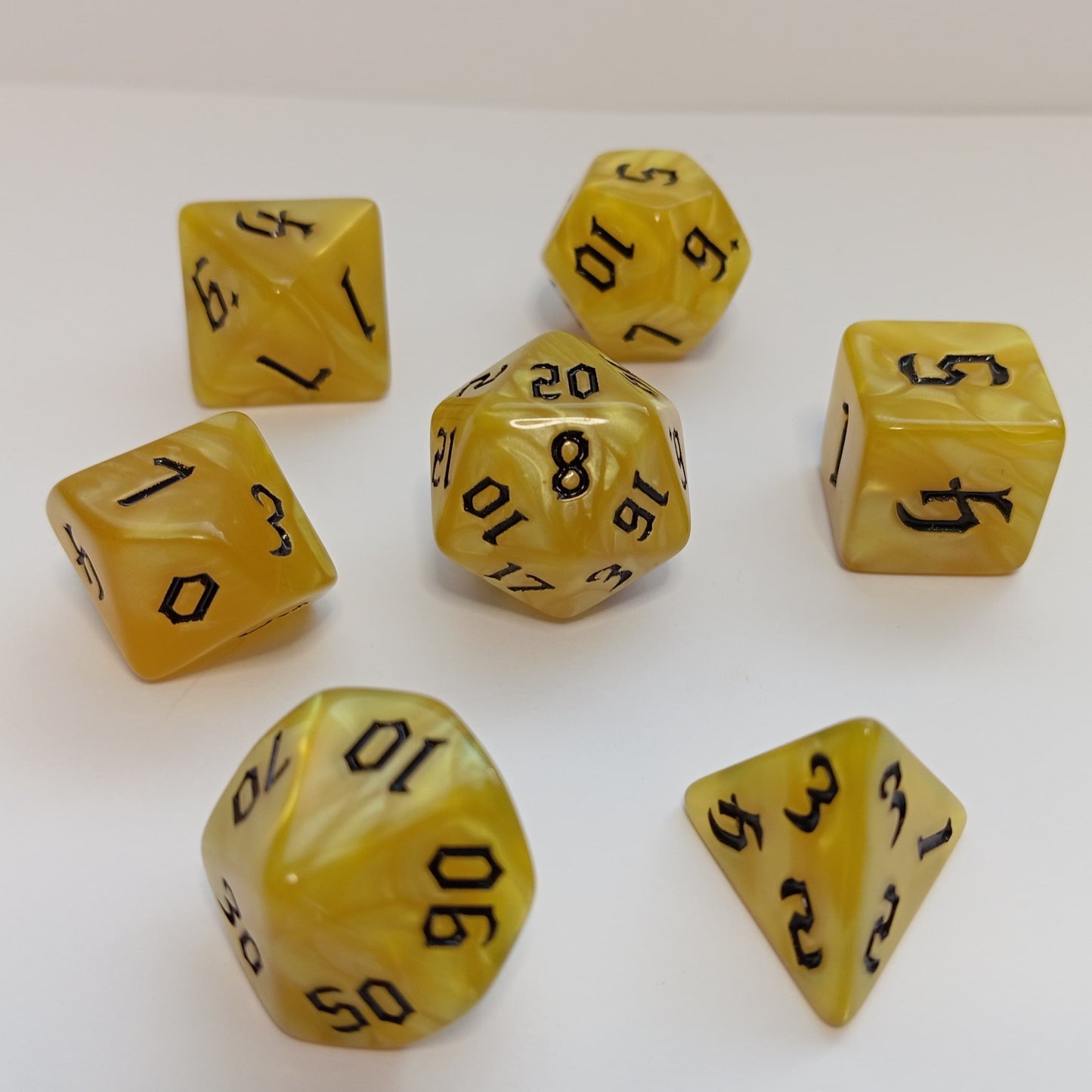 Altın Şafak Zar Seti - DND, RPG ve FRP Masaüstü Oyun Zarları