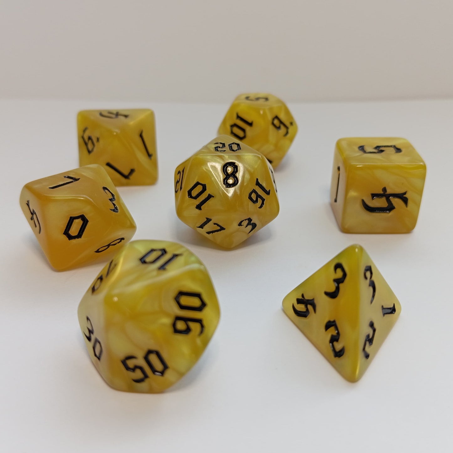 Altın Şafak Zar Seti - DND, RPG ve FRP Masaüstü Oyun Zarları