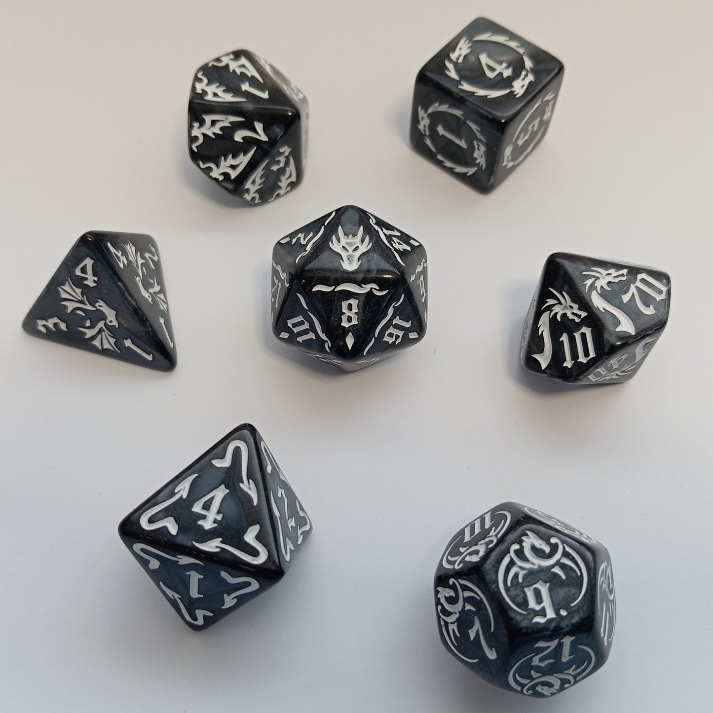 Kadim Gölgele Zar Seti - DND, RPG ve Masaüstü Oyun Zarları