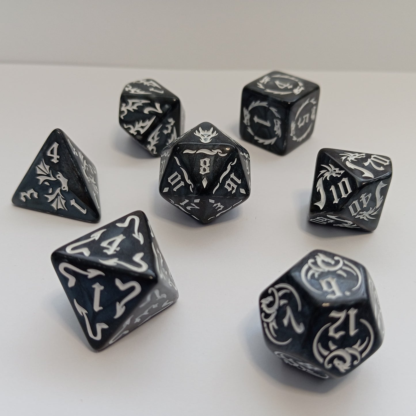 Kadim Gölgele Zar Seti - DND, RPG ve Masaüstü Oyun Zarları