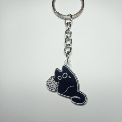 Cat Dice Anahtarlık
