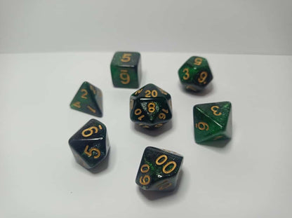 Emerald Shadow Zar Seti - DND, RPG ve Masaüstü Oyun Zarları
