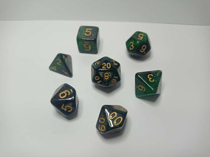 Emerald Shadow Zar Seti - DND, RPG ve Masaüstü Oyun Zarları