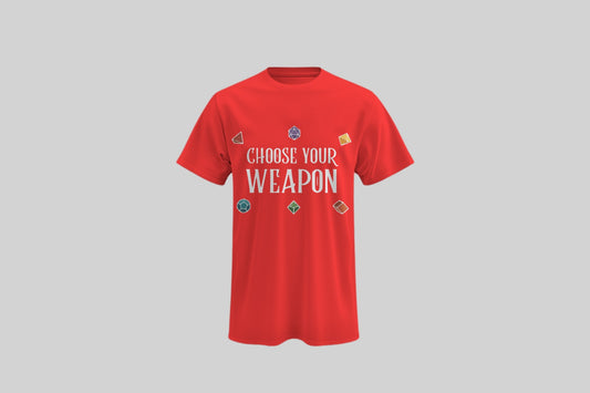 Choose Your Weapon Kırmızı Tshirt