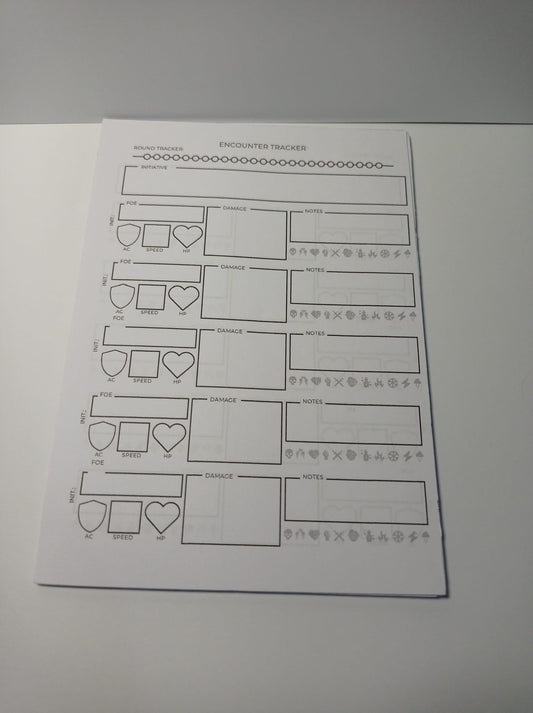Encounter Tracker Blocknot
