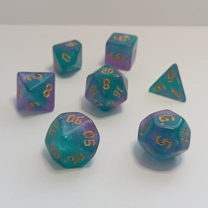 Buz Kristali Zar Seti - DND, RPG ve FRP Masaüstü Oyun Zarları