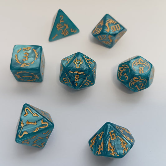 Fırtına Kanat Zar Seti - DND, RPG ve FRP Masaüstü Oyun Zarları