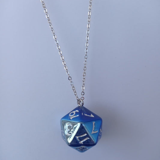 Blue Radiance D20 Kolye