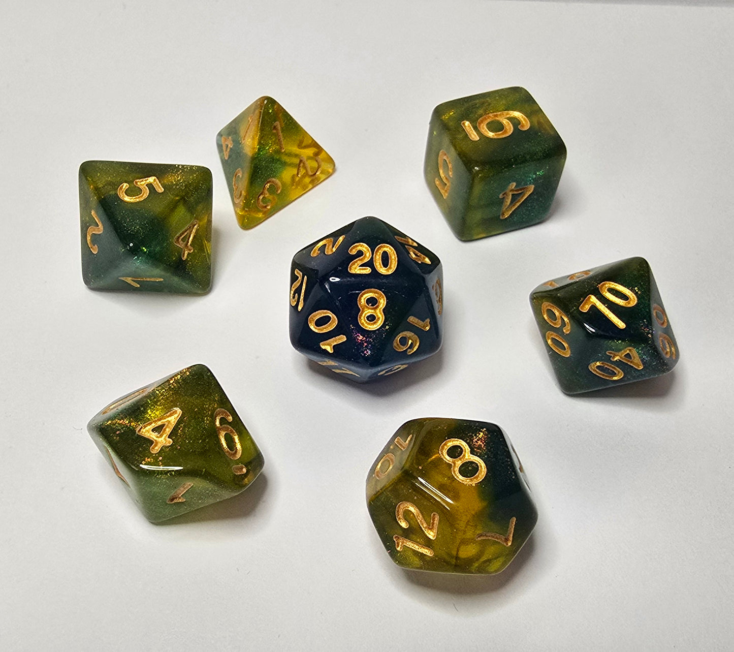 Forest Whisp Dice Set - FRP/RPG/DnD Zar Seti