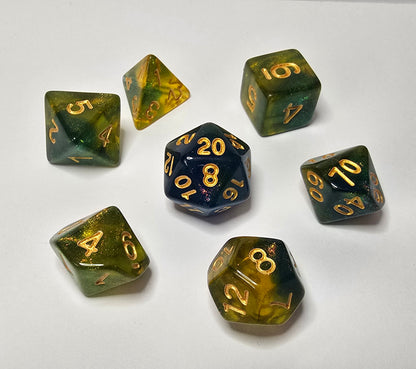 Forest Whisp Dice Set - FRP/RPG/DnD Zar Seti