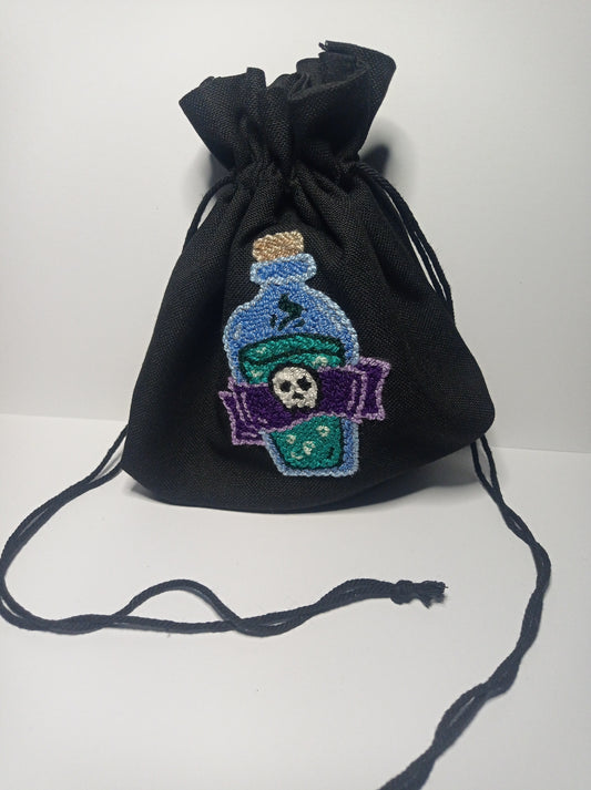 Potion Nakışlı Zar Kesesi