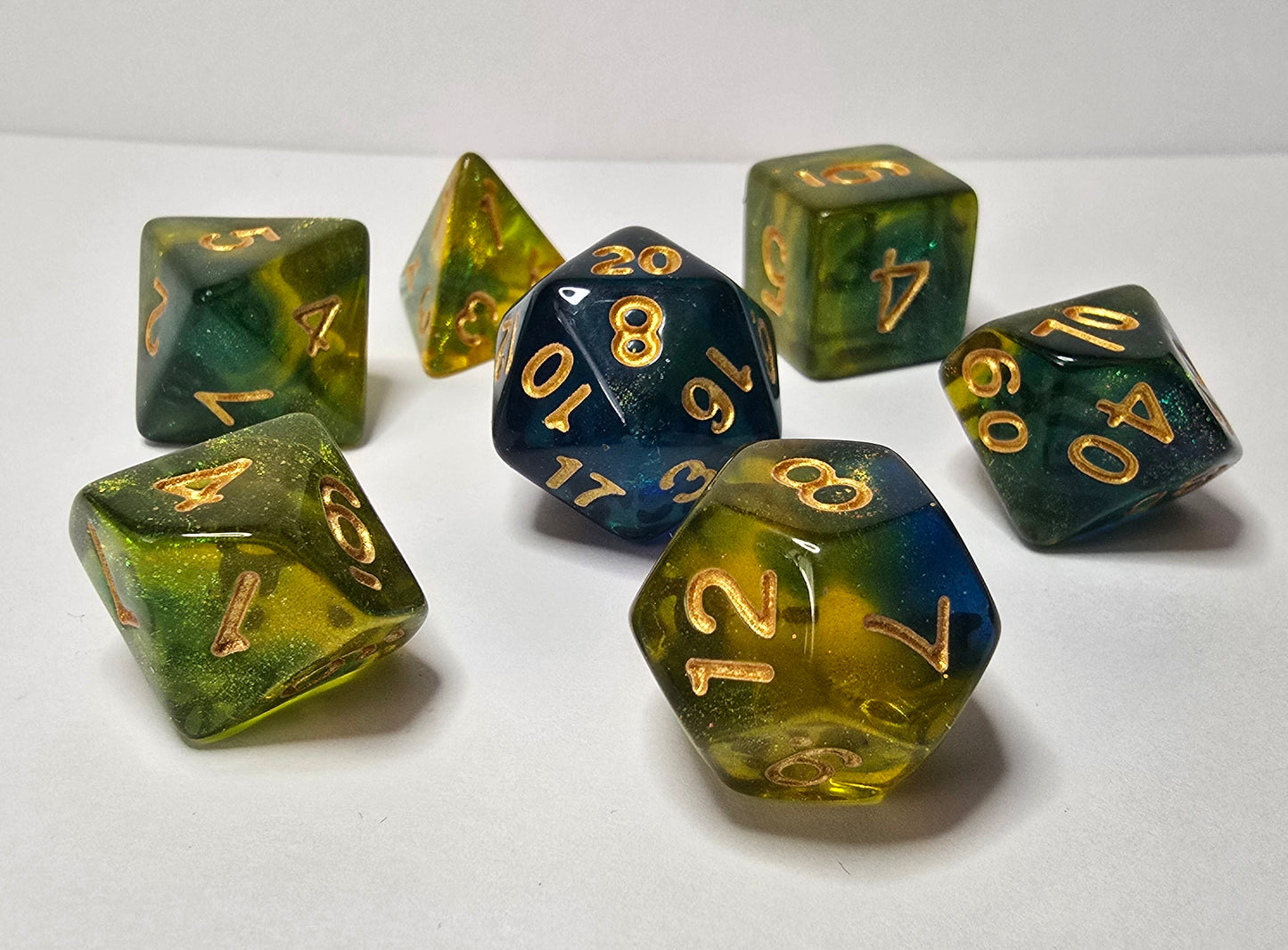 Forest Whisp Dice Set - FRP/RPG/DnD Zar Seti