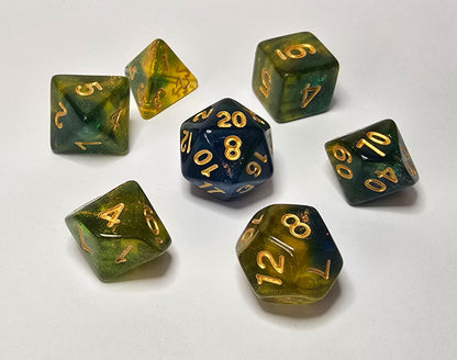 Forest Whisp Dice Set - FRP/RPG/DnD Zar Seti