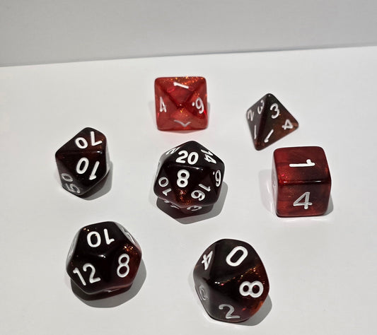 Dragon Blood Dice Set-RPG/FRP Zar Seti