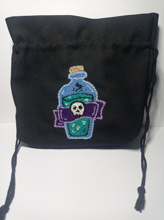 Potion Nakışlı Zar Kesesi