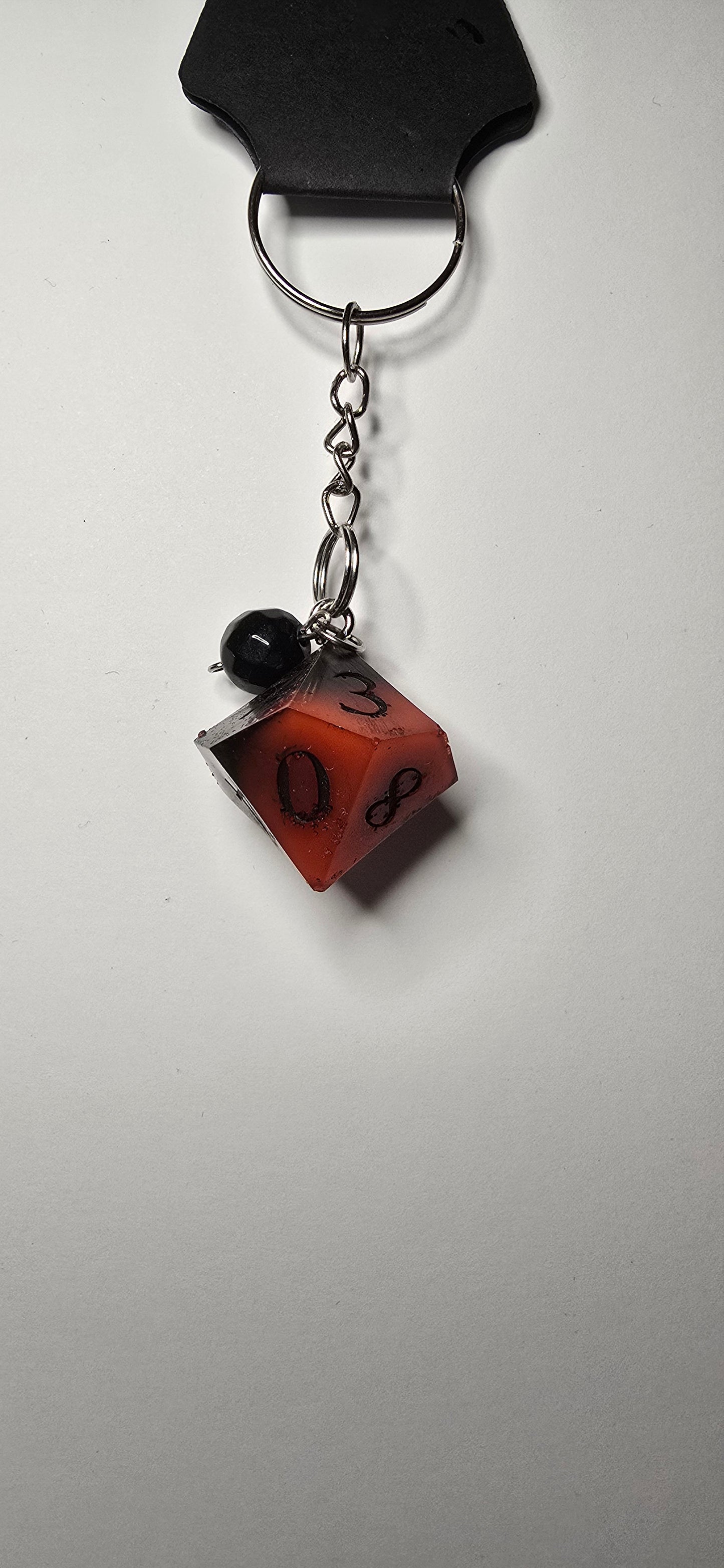 Blood d10 Anahtarlık Oniks