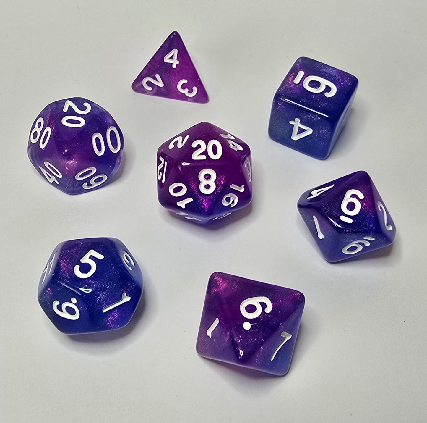 Aurora Dice Set - RPG/FRP/DnD Zar Seti