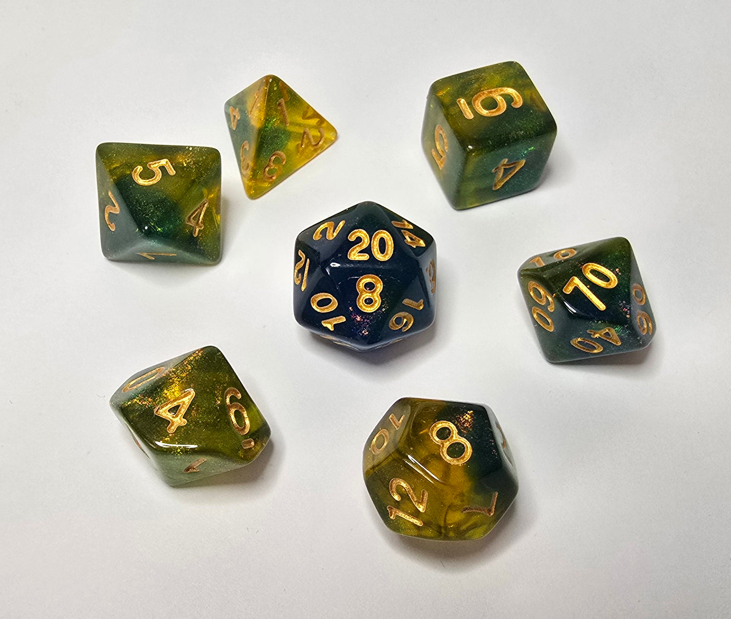 Forest Whisp Dice Set - FRP/RPG/DnD Zar Seti