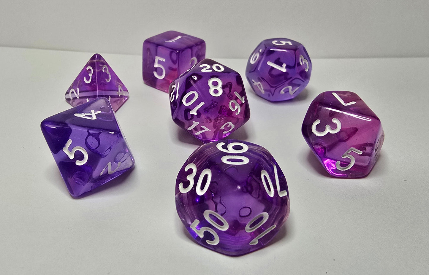 Purple Dream Dice Set - FRP/RPG/DnD Zar Seti