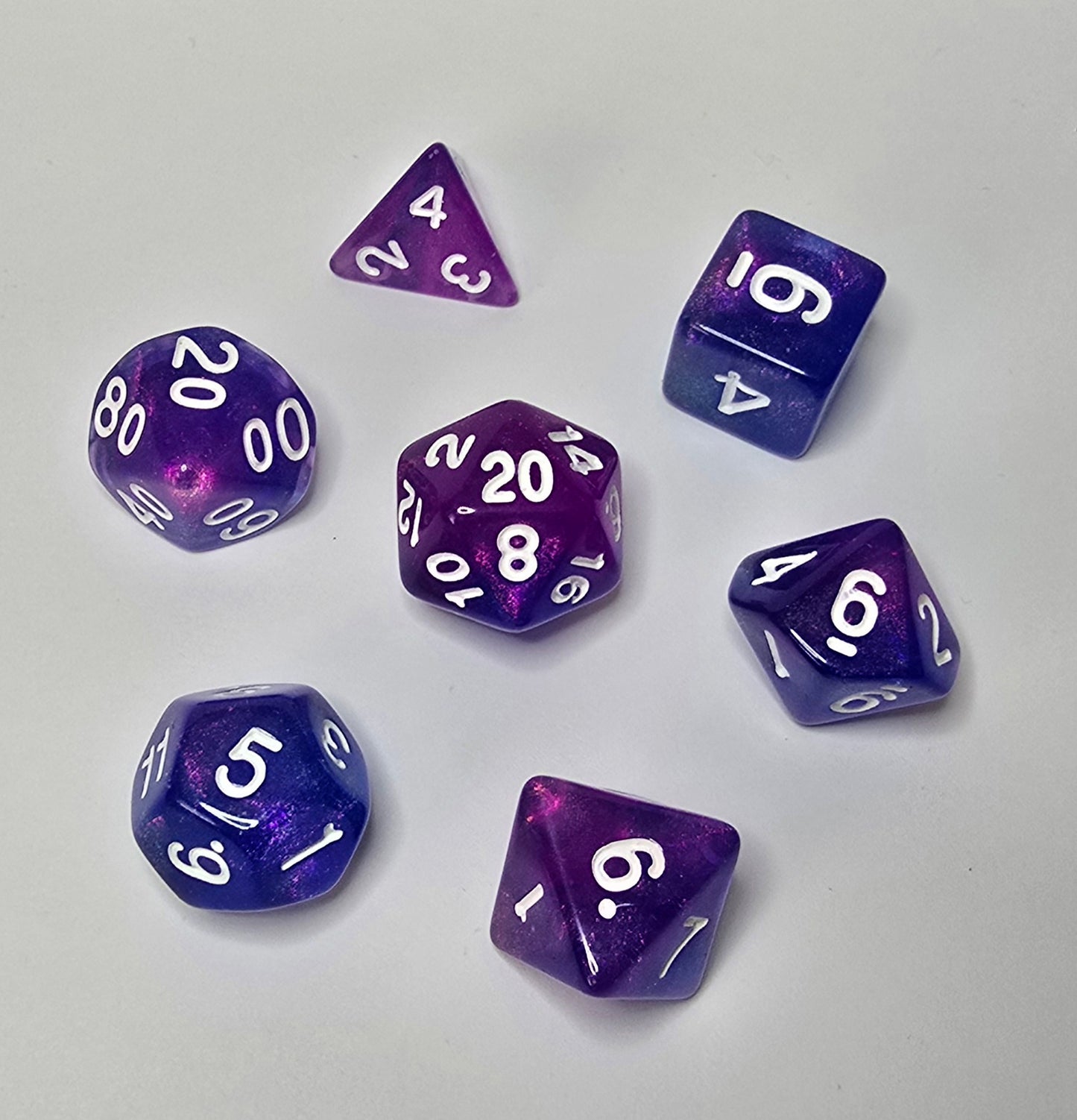 Aurora Dice Set - RPG/FRP/DnD Zar Seti