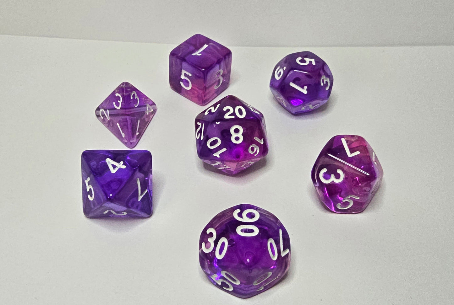 Purple Dream Dice Set - FRP/RPG/DnD Zar Seti