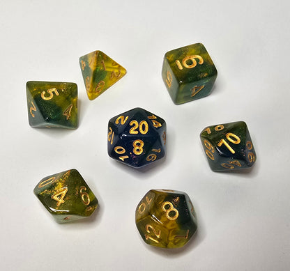 Forest Whisp Dice Set - FRP/RPG/DnD Zar Seti